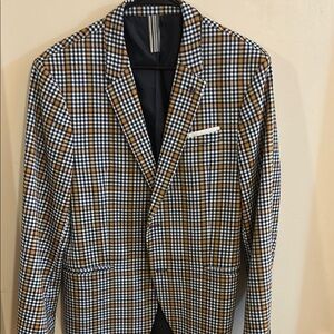 Men's Checkered Blazer